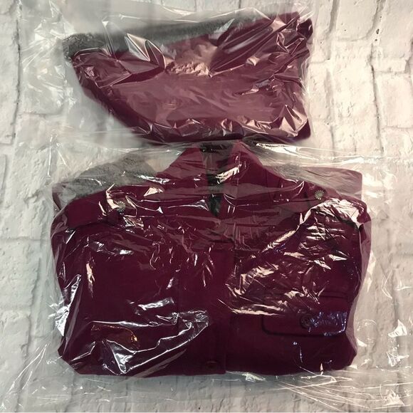 Ugg Wool Cropped Jacket With Detachable Sherpa Hood - Picture 12 of 15